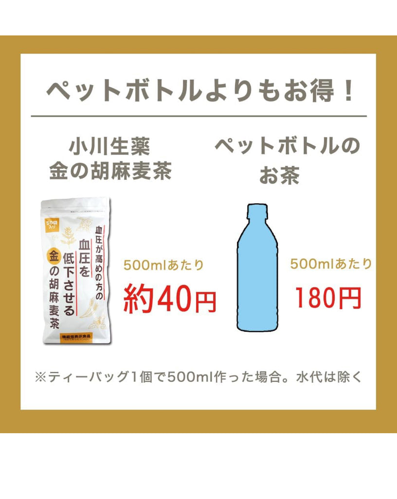 金胡麻麥茶(附日本認證機能性食品標籤）